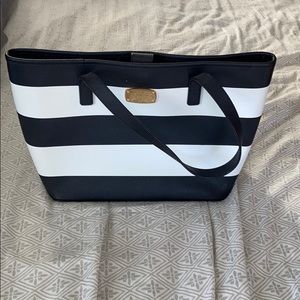 Black and White Michael Kors Purse